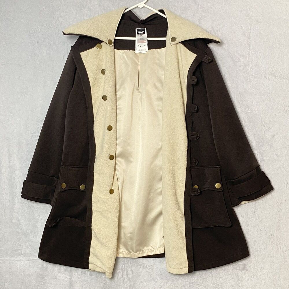 Charades Bane Shearling Coat Size XSmall Halloween Batman Dark Knight Trilogy